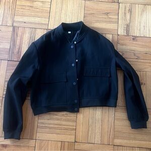 Women’s Black Bomber Jacket